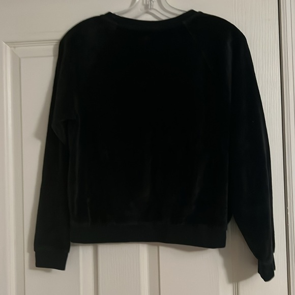Gap black velour sweatshirt - Picture 4 of 5